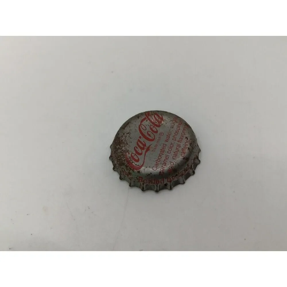 Vintage Coca Cola 6 1/2 oz. Green Glass Bottle Wilmington De W/ Cap 63-90
